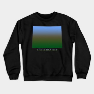 Colorado State Outline Crewneck Sweatshirt